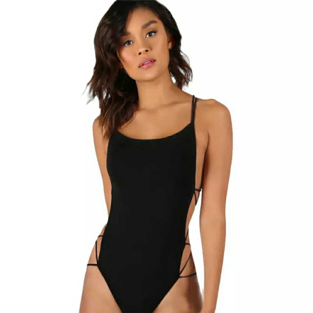 NEW Strappy Back Bodysuit - Picture 2 of 4